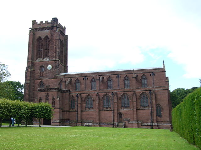 St Mary's Church, Eccleston as designed by G. F. Bodley