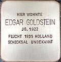 Miniatuur voor Bestand:Stolperstein Edgar Goldstein1.jpg
