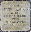 Struikelsteen Greifswalder Strasse 42 (Leopold Wallach) in Hamburg-St.  Georg.JPG