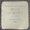 Stolperstein Zimmerstr 48A (Mitte) Arthur Rautenberg.jpg