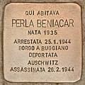 Stolperstein für Perla Beniacar 2 (Livorno).jpg