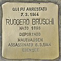 Stumbling stone for Ruggero Bruschi (Prato) .jpg