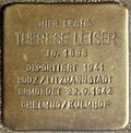 Stolperstein für Therese Leiser (Meister-Gerhard-Straße 29)