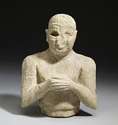 فن بلاد الرافدين male worshiper, c.2300 BC