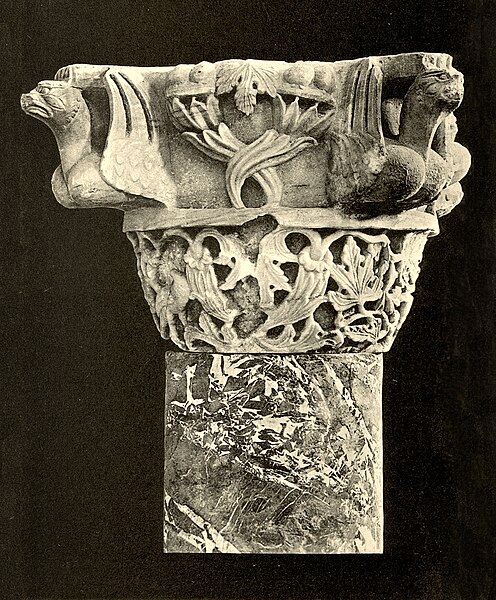 File:Tafel 053a Salona - Kapitäl der Taufkapelle - Heliografie Kowalczyk 1909.jpg