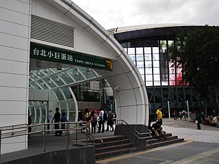 <span class="mw-page-title-main">Taipei Arena metro station</span> Metro station in Taipei, Taiwan