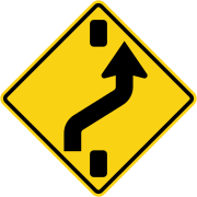 Shift to right carriageway