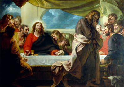 The Last Supper (Dark side of the Eucharist), by Benjamin West, mid 18 century