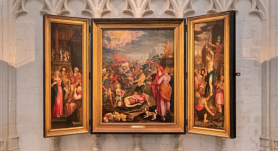 The Martyrdom of Saint Dorothea by Josse van der Baren St Peter collegiate church in Leuven (1)