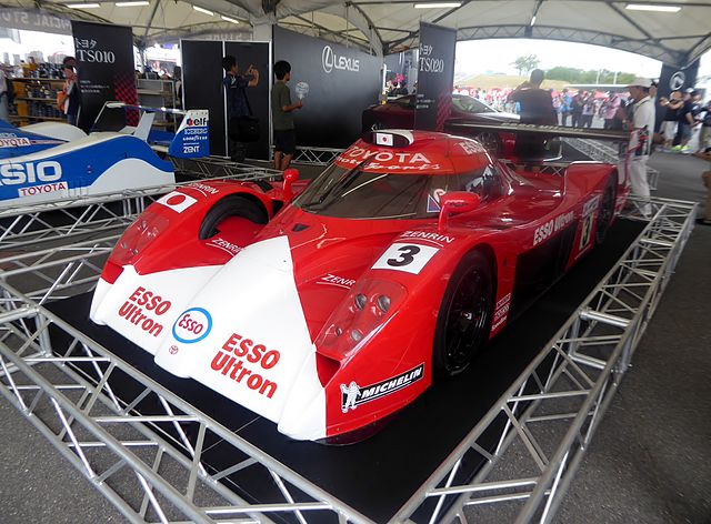 Toyota was a top challenger throughout the race. This #3 Toyota GT-One was the lone finisher for Toyota, finishing second.