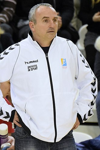 Thierry Vincent, handball coach of the Toulon St-Cyr Var Handball club Thierry Vincent 20150125.jpg