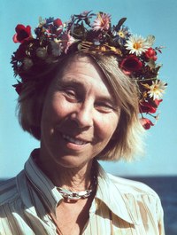 Tove Jansson with flower crown 001.tiff