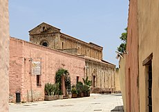 Tratalias vecchia, 07 veduta della chiesa di santa maria di monserrato.jpg