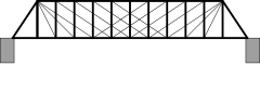 Plan of a Triple Whipple Truss