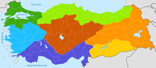 File:Turkey GeographicRegions.svg