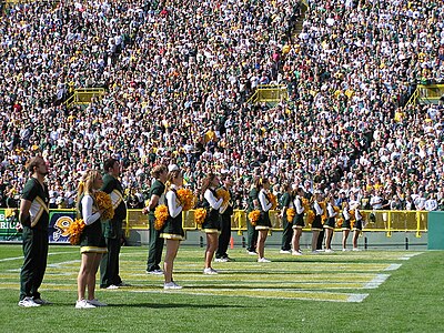 Logo du Cheerleaders des Packers de Green Bay