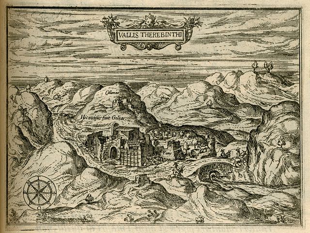 Qalunya noted on 1587 print by Jean Zuallart
