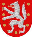 A coat of arms of the Valtimo municipality (Finland)