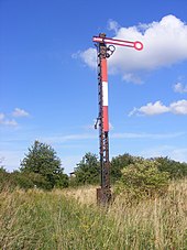 Einfahrsignal des Bahnhofs Velgast an der Franzburger Südbahn