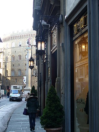 <span class="mw-page-title-main">Via de' Tornabuoni</span> Street at the center of Florence, Italy