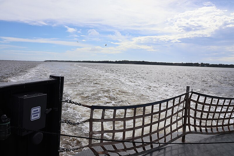 File:View from the North Carolina Department of Transportation Ferry Division M-V Southport (July 2023) 05.jpg