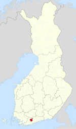 Location o Vihti in Finland