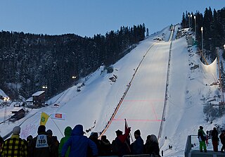 Vikersundbakken Ski flying hill in Norway