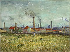 Factories at Asnières, Seen from the Quai de Clichy