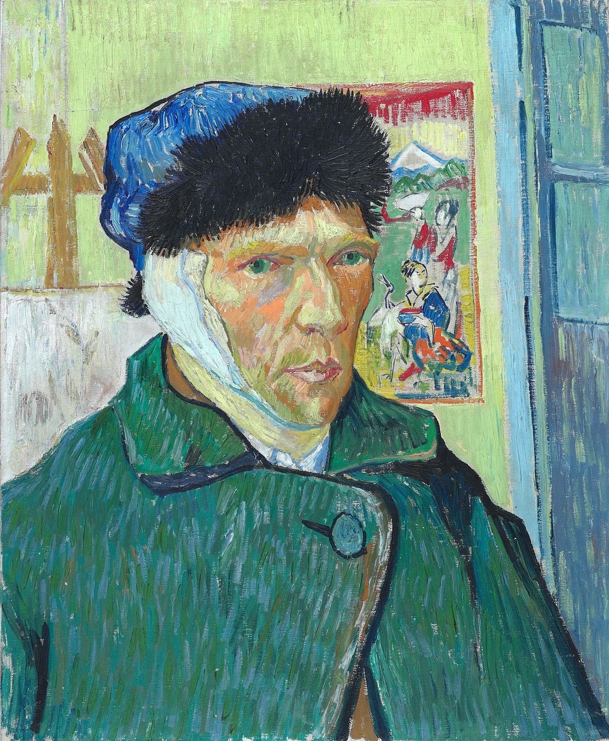 Van Gogh self-portrait (1889) - Wikipedia