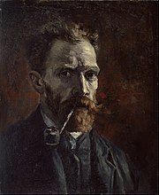 Vincent van Gogh - Self-portrait with pipe - Google Art Project.jpg