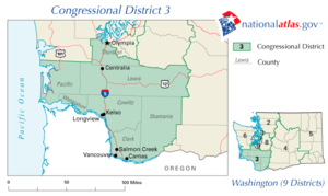 Washington's 3rd congressional district - Wikipedia