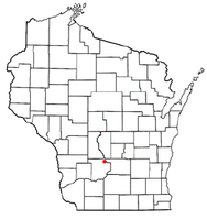 Location of Lake Delton, Wisconsin