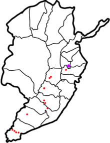 Map of Chama's Ward Wards of Chama District (2010).png