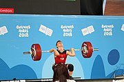 Deutsch: Gewichtheben bei den Olympischen Jugendspielen 2018; Tag 2, 10. Oktober 2018; Jungen 62 kg English: Weightlifting at the 2018 Summer Youth Olympics at 8 October 2018 – Boys' 62 kg