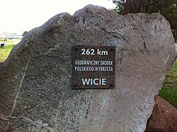 Wicie - geografsko središte poljske obale