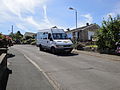 Wightbus 5899 (HX04 SYC), an Iveco 40C Euromaster 9 seater, in Stenbury View, Wroxall, Isle of Wight on route 31.