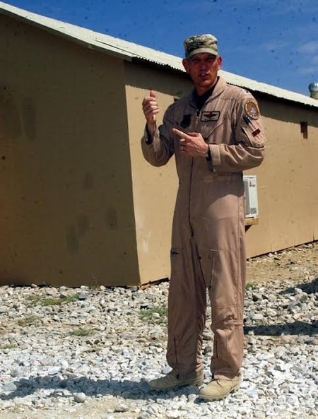 William Busby during an interview with the media in Afghanistan.jpg