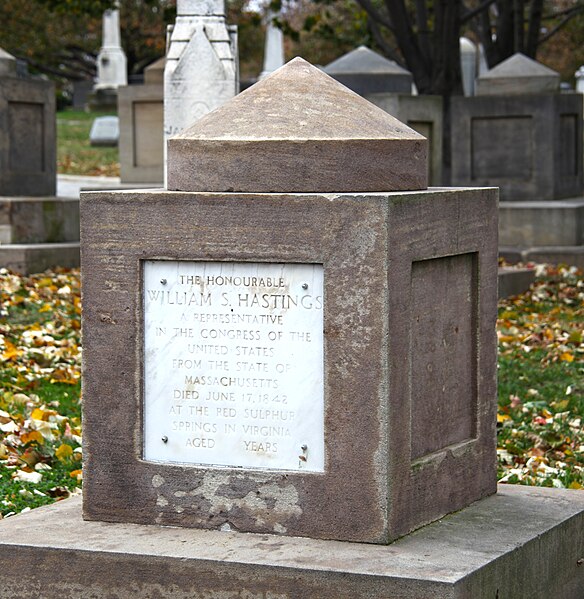 File:William Hastings cenotaph - Congressional Cemetery - Washington DC - 2012.jpg