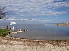 Lake Winnipegosis from Winnipegosis Beach