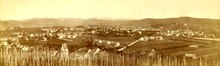 Blick auf Winterthur vom Gallispitz im Jahr 1877