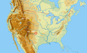 Location of Plains Apache lands Wohngebiet Kiowa-Apachen.png