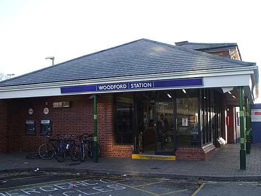 Woodford station main entrance