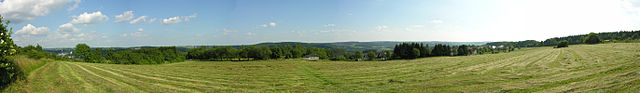 Panorama of the Westerwald seen from Bad Marienberg