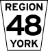 York Regional Road 48 щит