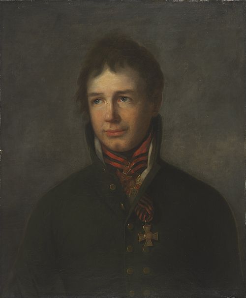 Krusenstern's portrait by Johann Friedrich Weitsch, 1808