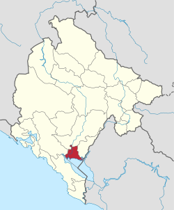 Location within Montenegro