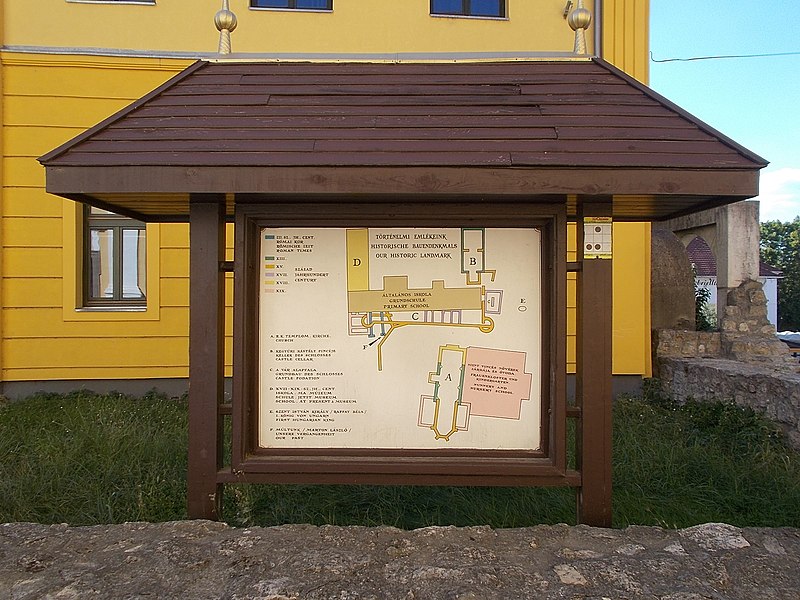 File:'Our Historic Landmarks' information board, 2019 Tapolca.jpg