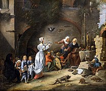 La tentation de Saint Antoine dans le désert (The temptation of Saint Anthony in the desert) - David Teniers (II) - Musée des Beaux-Arts d'Agen