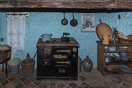 Kitchen House from Rumersheim-le-Haut Écomusée d’Alsace France