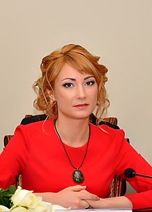 Anna Romanova na viyiznomu zasidanni komitetu Verkhovnoyi Radi Ukrayini v Chernigovi (23.02.2015).jpg